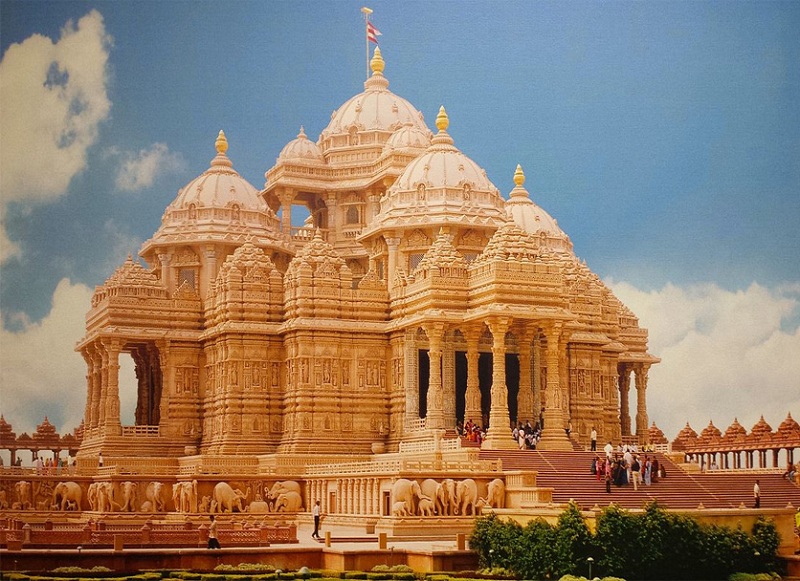 Đền Akshardham ngôi đền Hindu lớn nhất thế giới